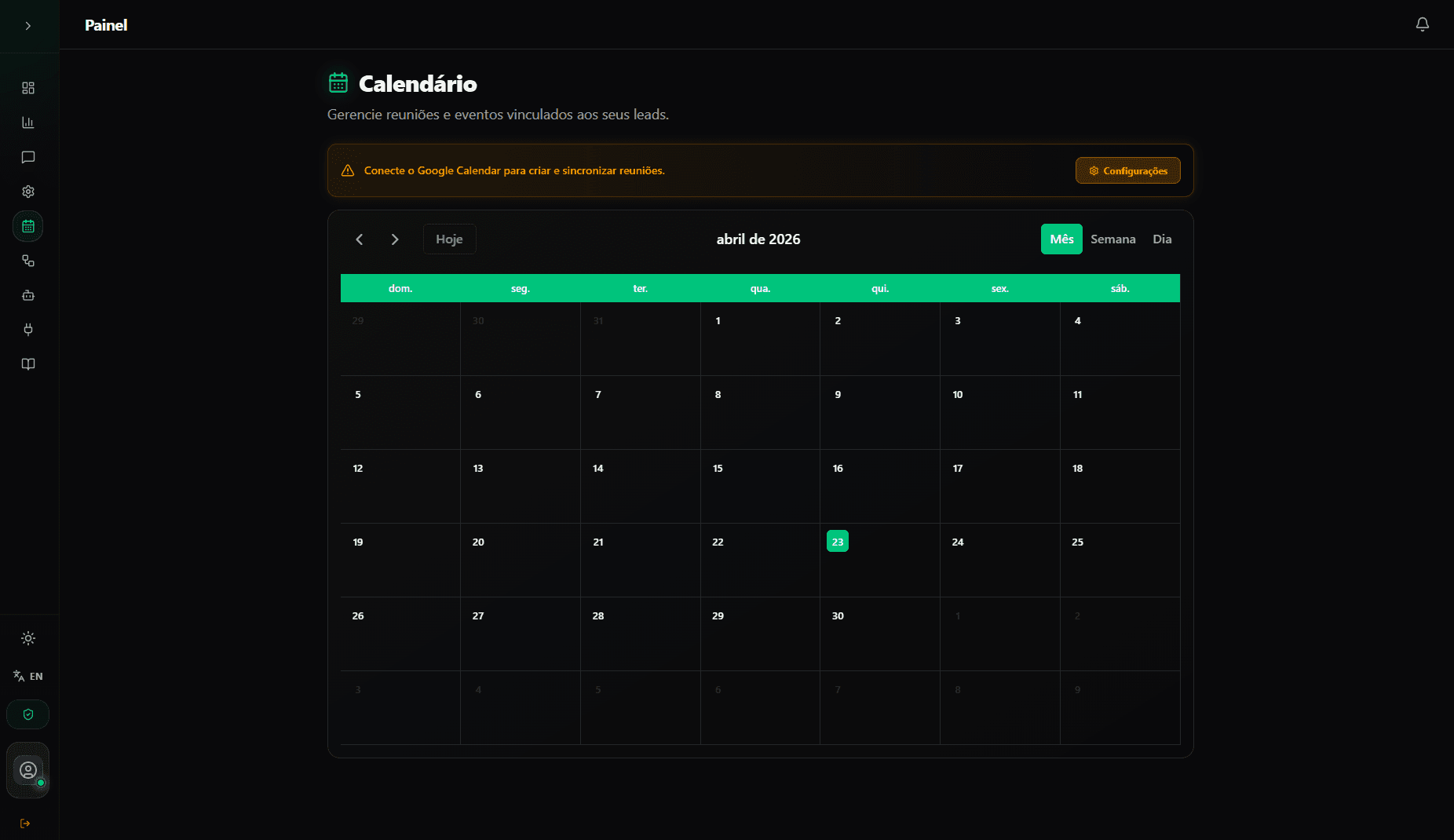 Agenda e follow-up inteligente